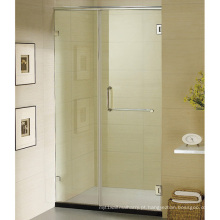 Meia-frame de latão maciço dobradiça porta do chuveiro americano